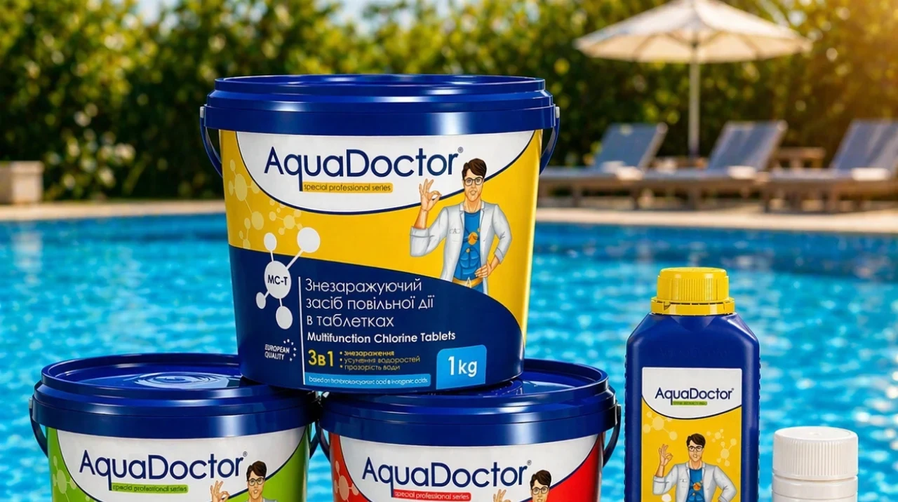Хімія AquaDoctor біля басейну